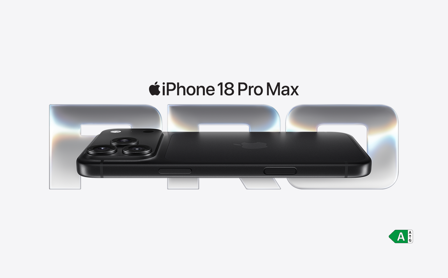 Zwarte iPhone 18 Pro Max
