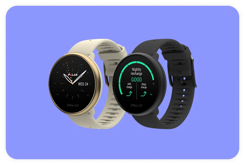 Twee sporthorloges van het merk Polar