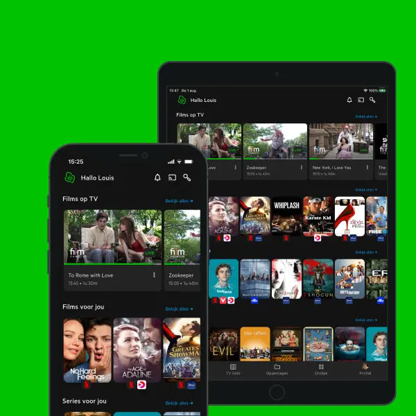 Kijk tv met de KPN TV app