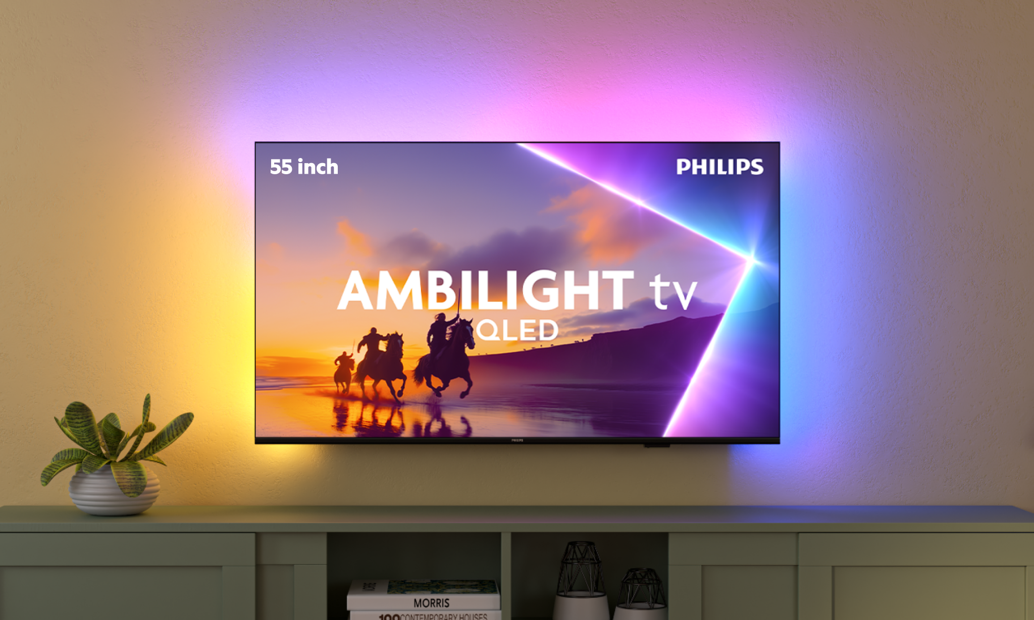 Philips 55 inch Ambilight tv QLED