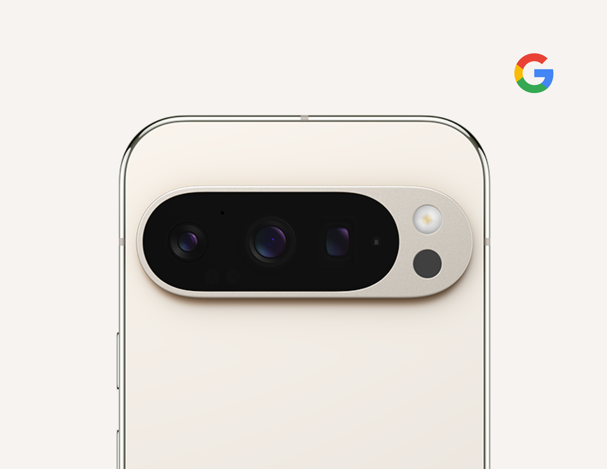 Google Pixel 9 Pro in de kleur Porcelain (beige)