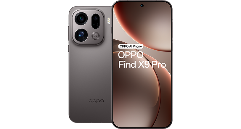 Voor- en achterkant van de OPPO Find X8 Pro