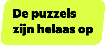 De puzzels zijn helaas op