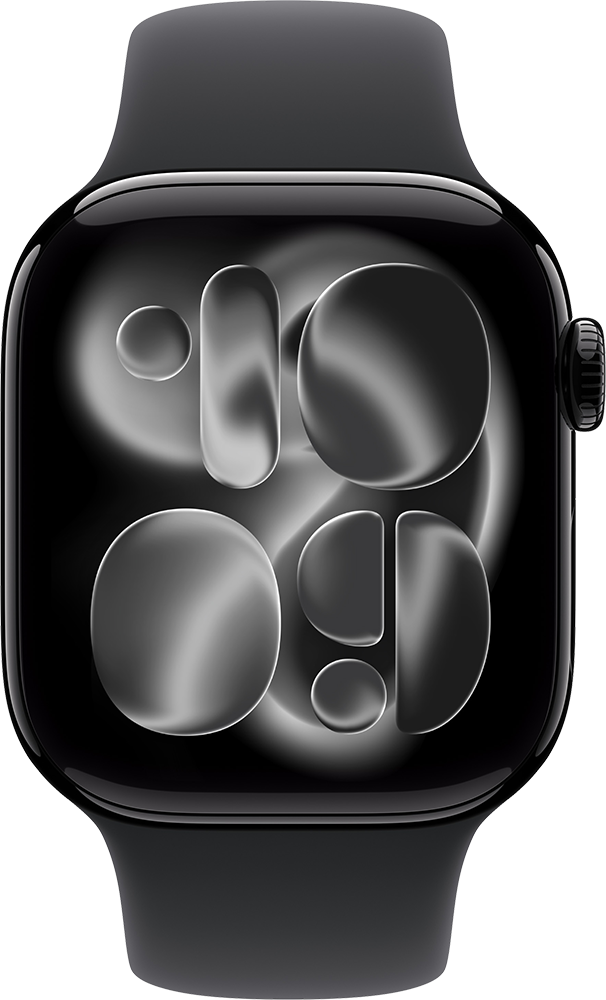 Zwarte Apple Watch Series 10 Cellular + GPS