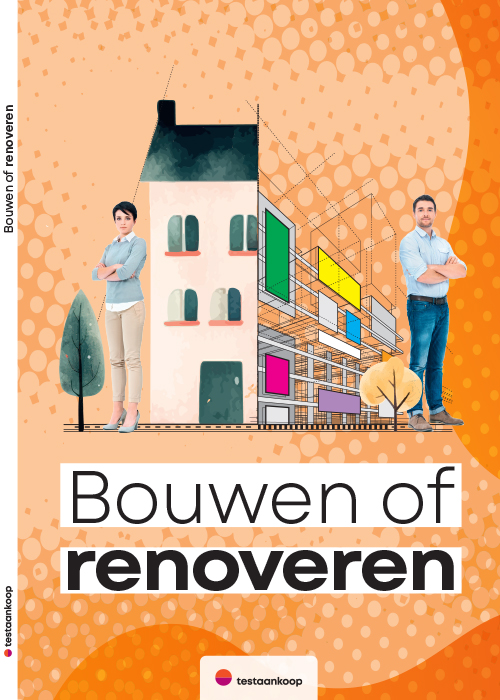 Omslag vand de praktische gids 'Bouwen of renoveren?'