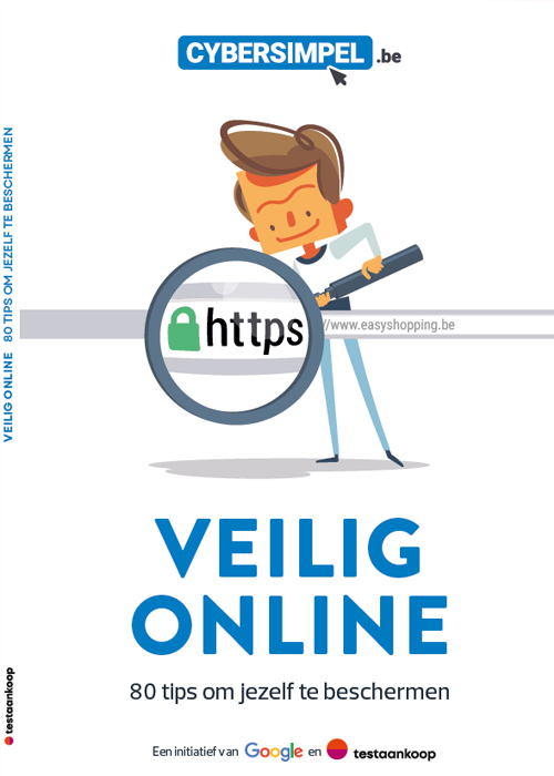 Omslag vand de praktische gids 'Cybersimpel : veilig online'