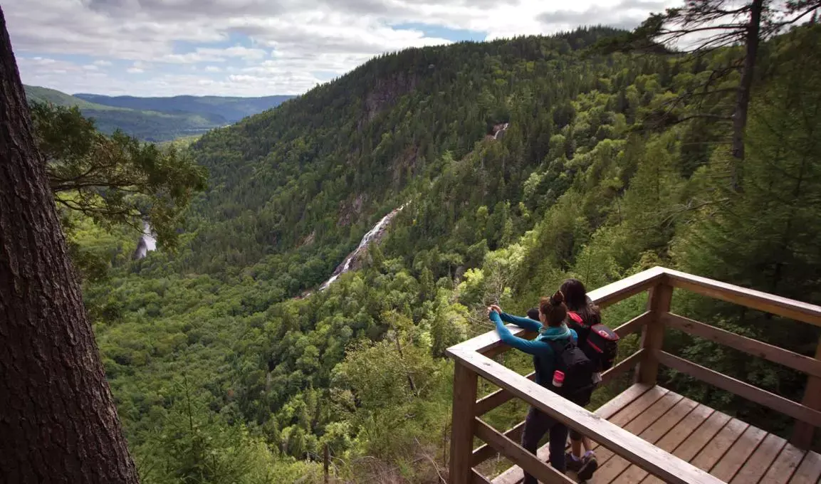 Vallee bras du nord belvedere