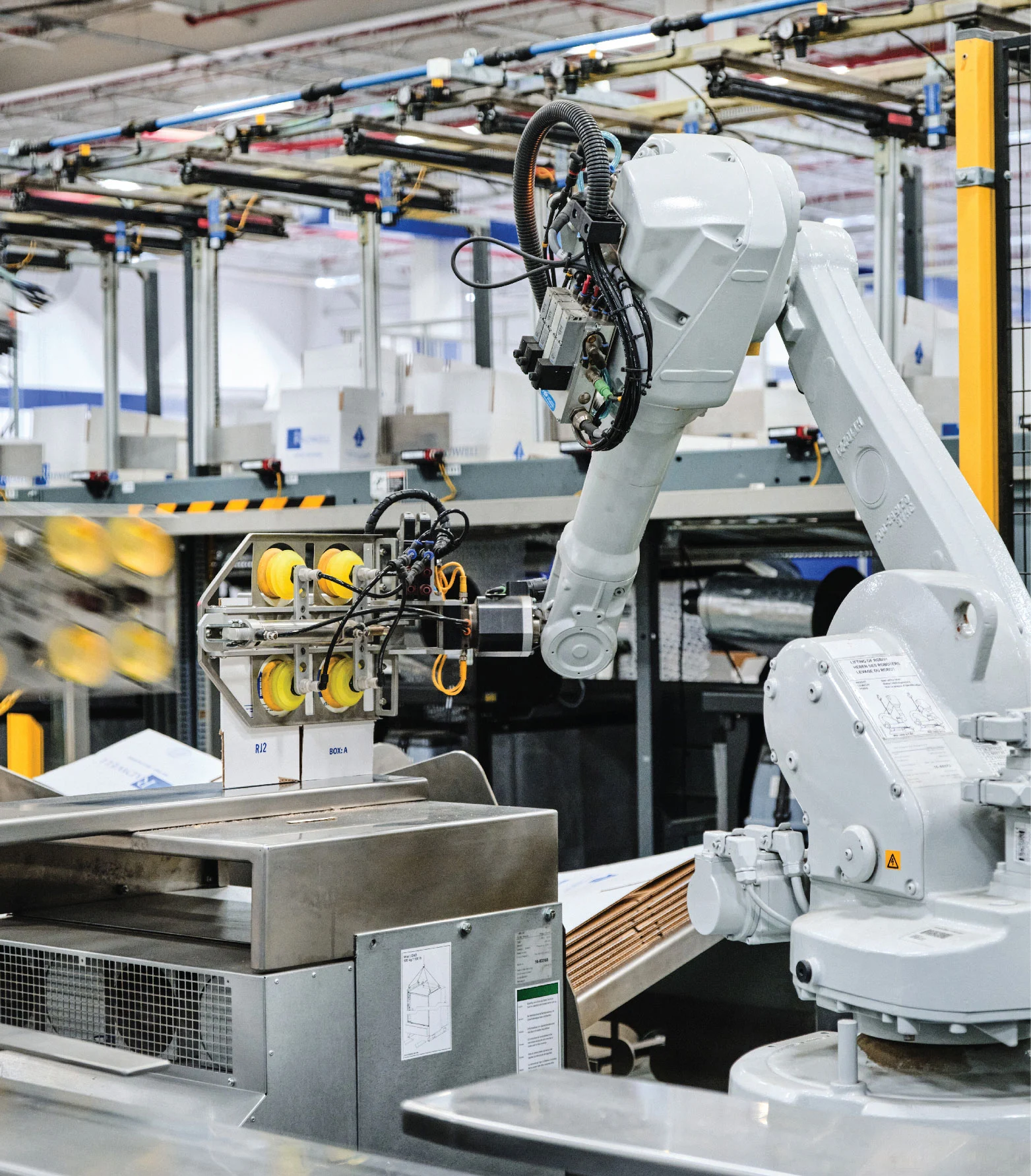 ABB automatización de la robotización en la planta de fabricación