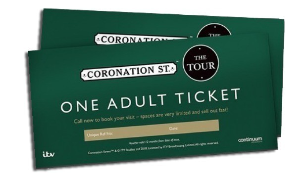 coronation street tour redeem voucher