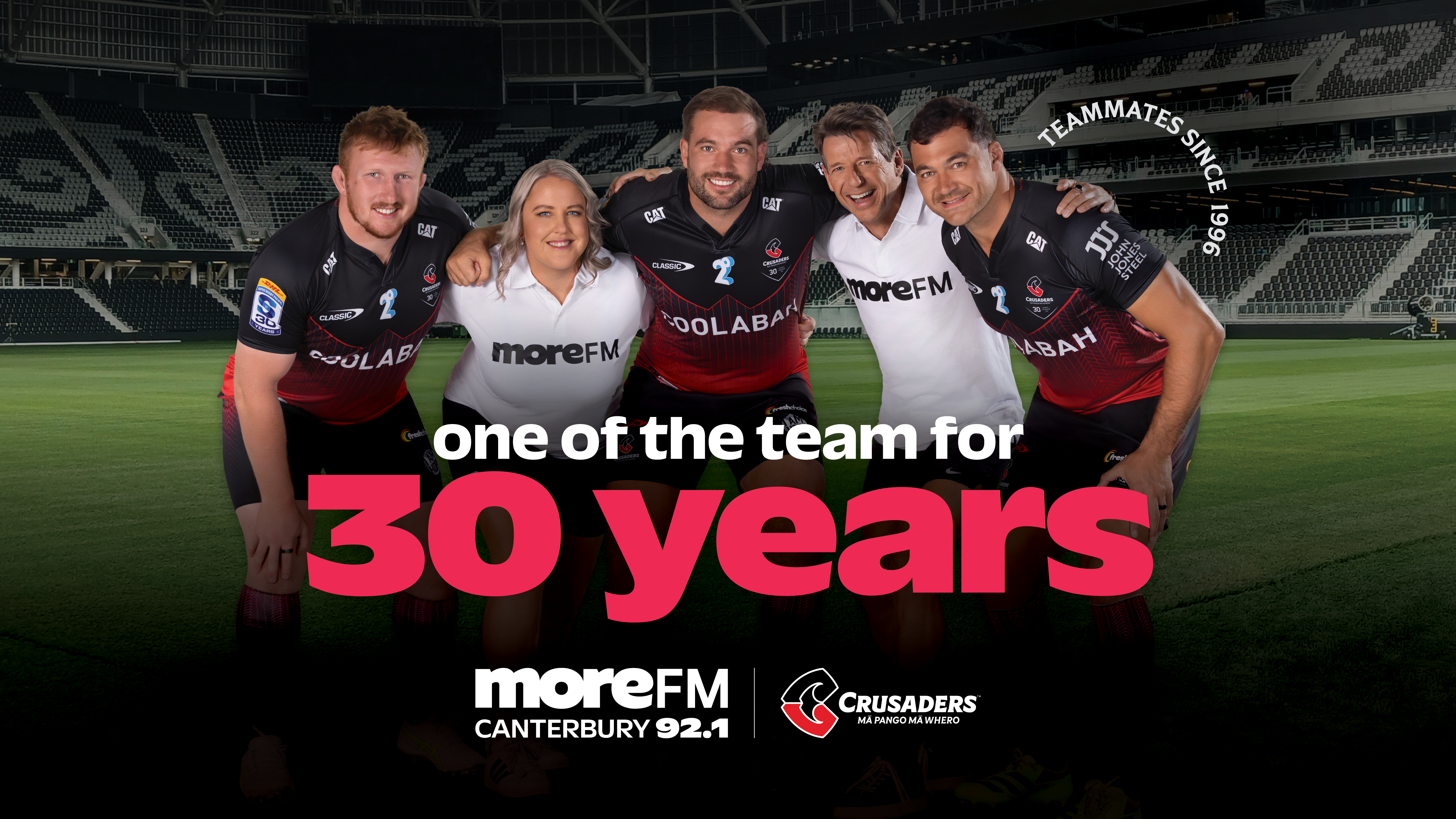 More FM Canterbury and Crusaders 30 Years