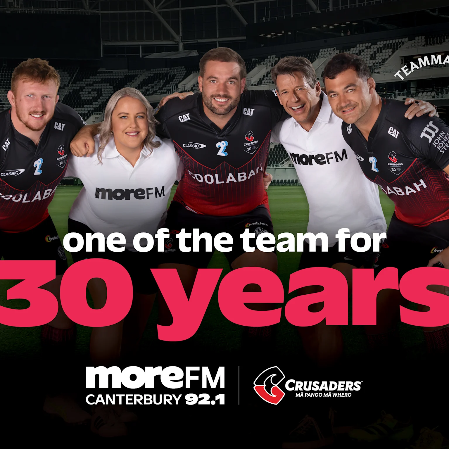 More FM Canterbury and Crusaders 30 Years