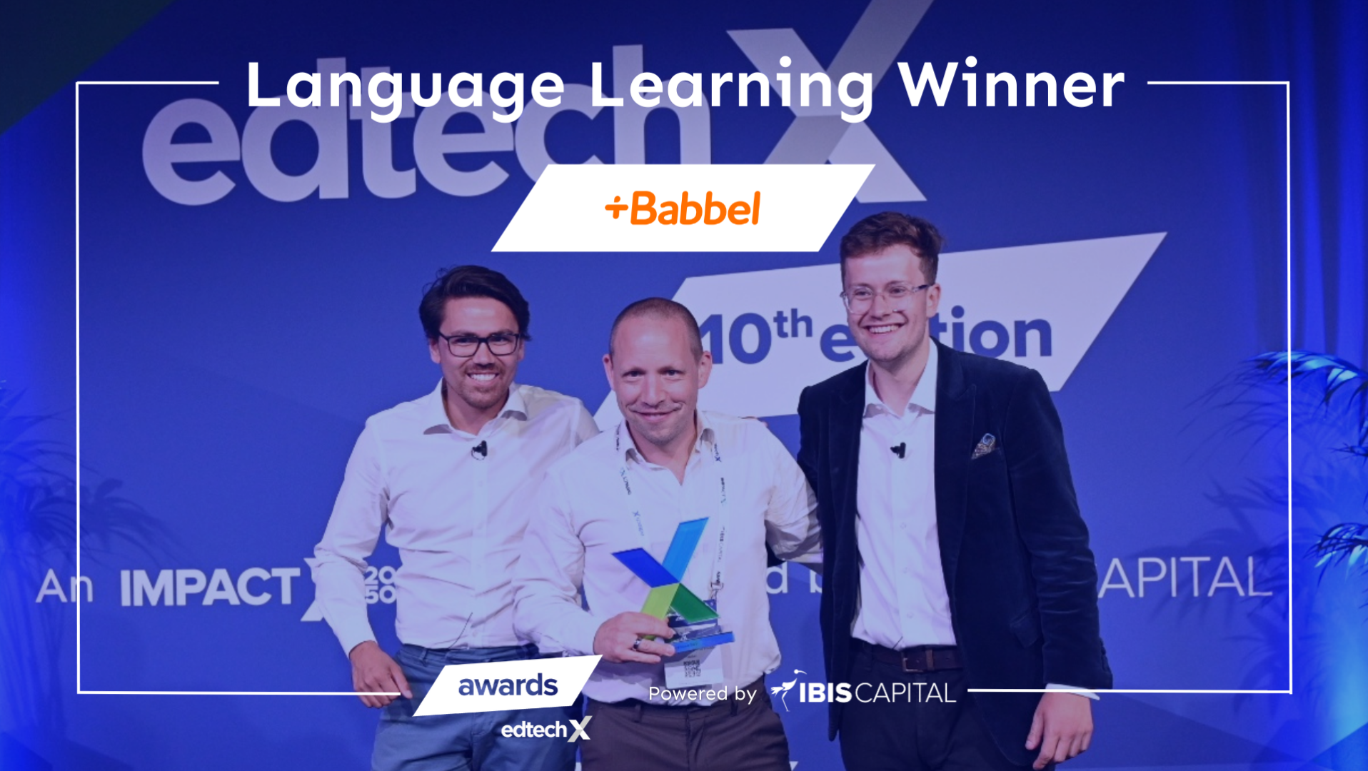 Babbel erhält den EdTechX Language Learning Award 2023