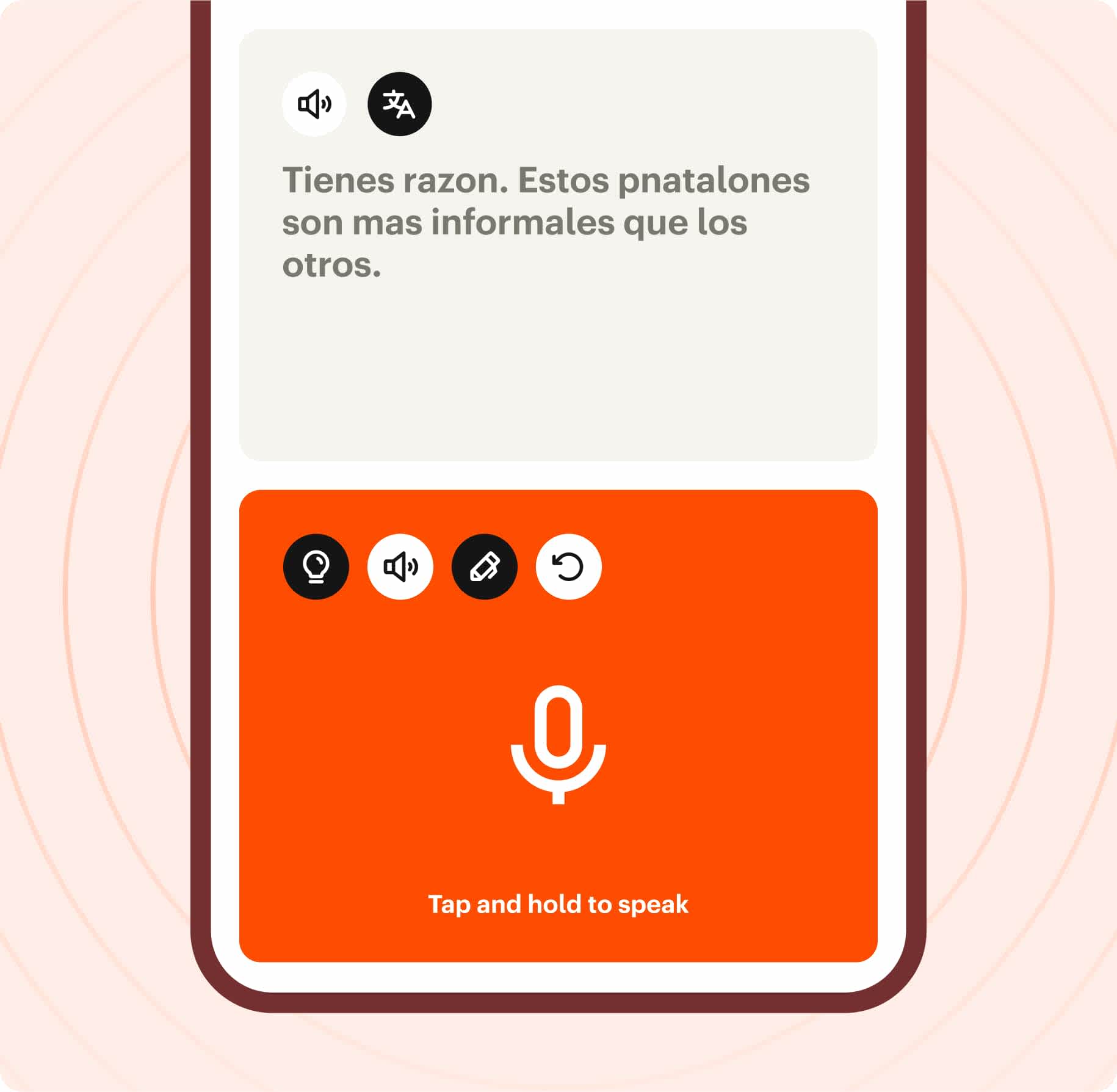 Babbel Example Babbel Conversation Practice – AI for language learning.
