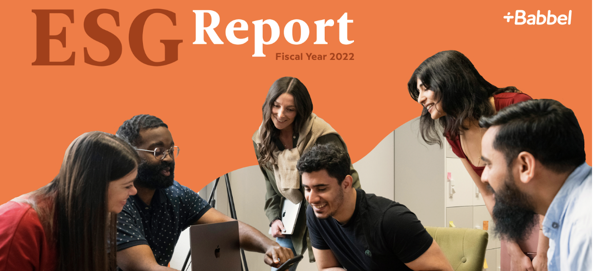 Babbel 2022 ESG Report