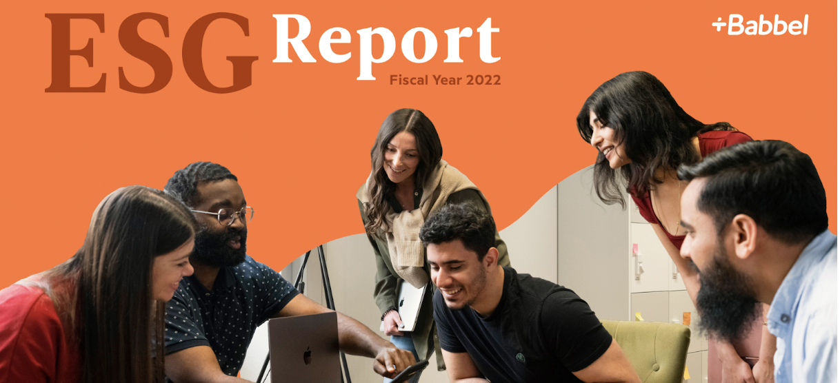Babbel 2022 ESG Report: Commitment to Quality Education and Social Impact