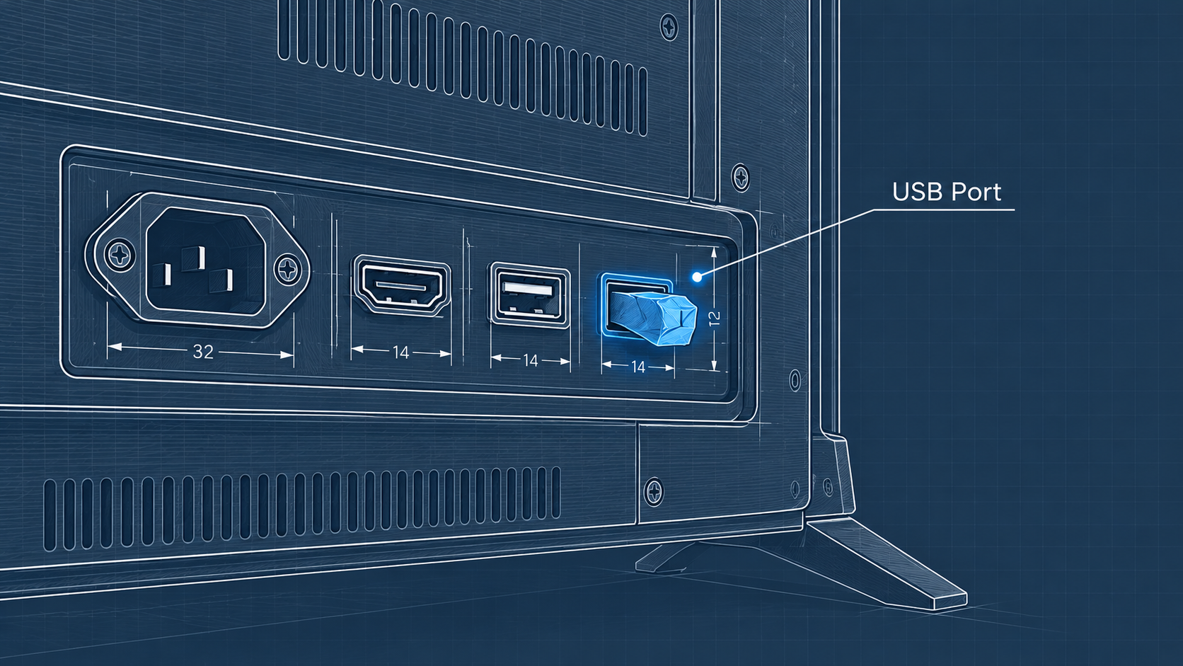 Every conference room TV has ports nobody looks at.