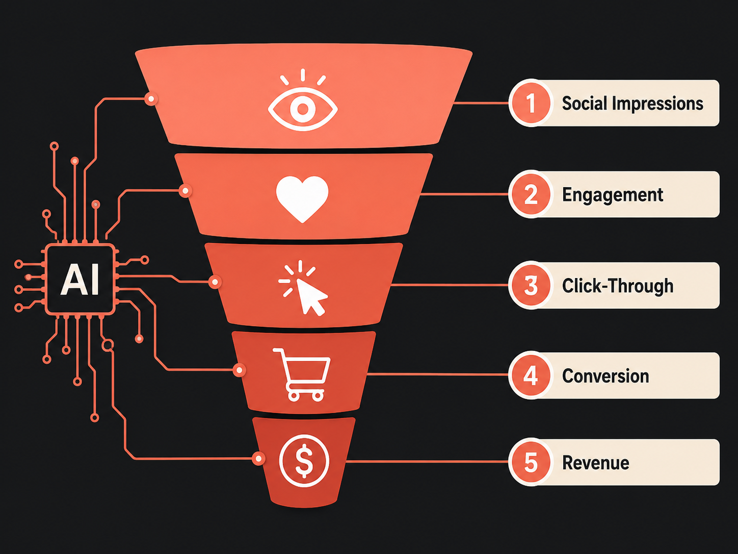 From impressions to revenue: how AI analytics tracks the full customer path.