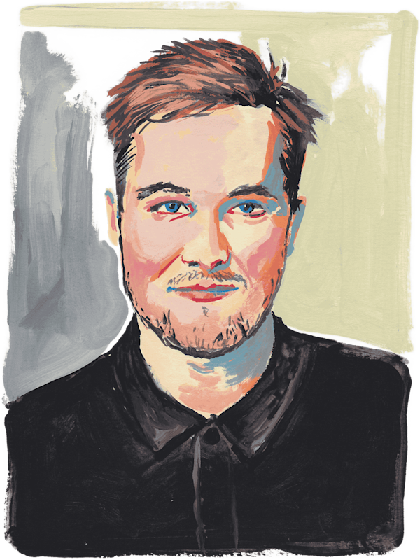 Painting of Sebastian Herkner