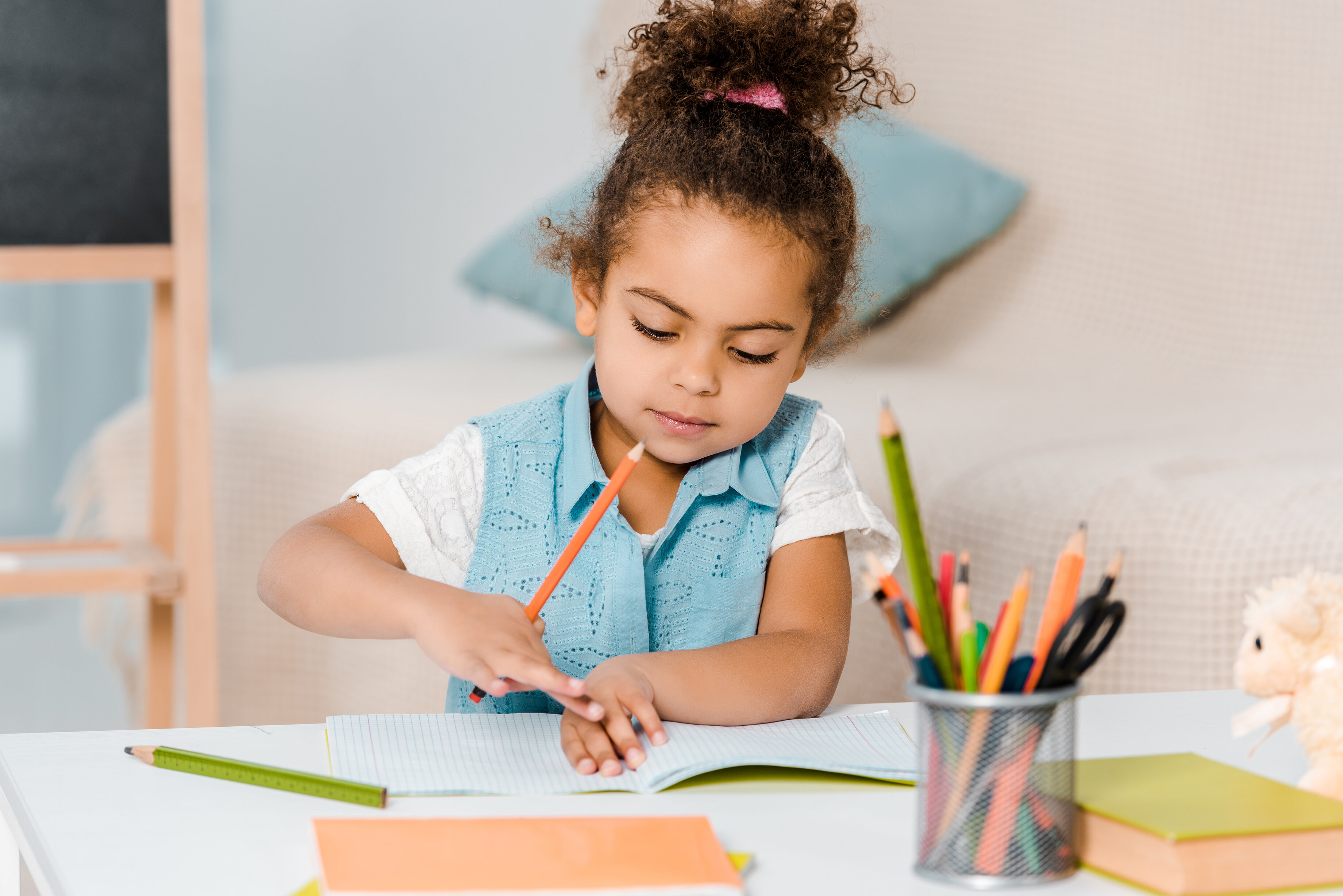 alphabet writing practice