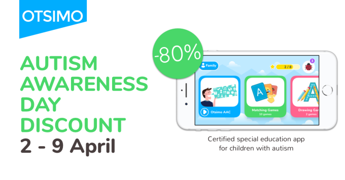 80% Discount - Autism Acceptance