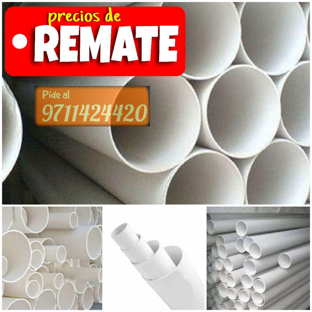 REMATE - Tubos de PVC Sanitario - 2" y 1.5" - ¡¡¡ÚLTIMOS TRAMOS!!!