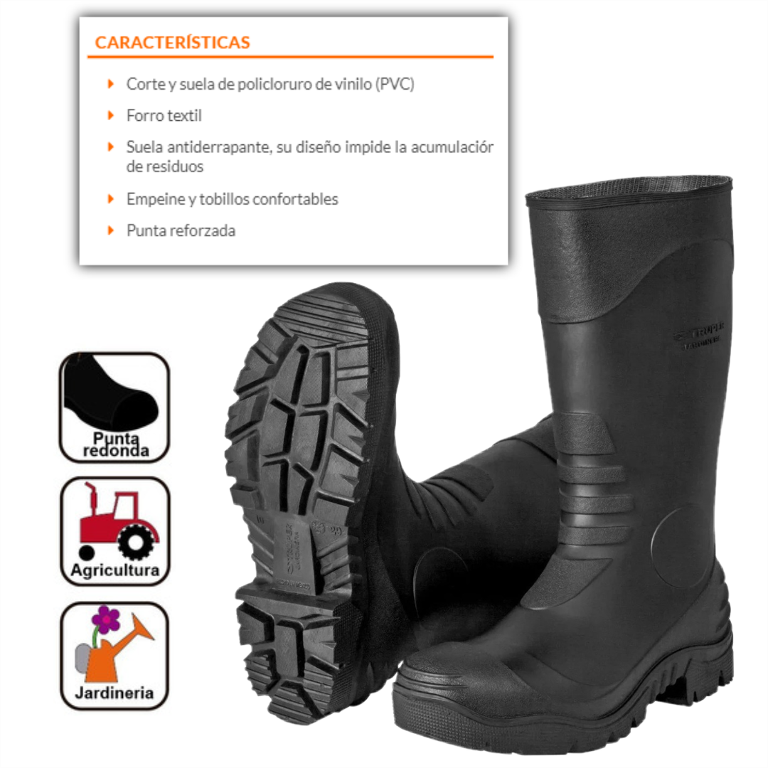 BOTAS JARDINERAS especiales para la LLUVIA y LODO