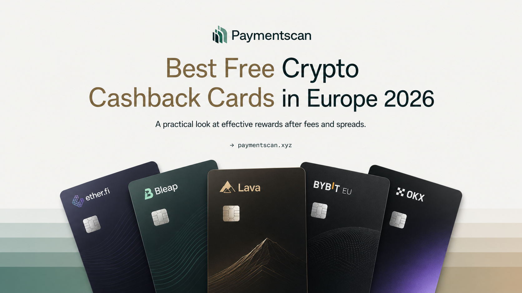 Best Free Crypto Cashback Cards in Europe 2026