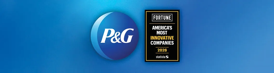 P&G logo and Fortune Most Innovative 2026 Thumbnail