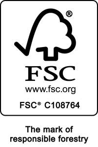 FSC-sertifikaatti kertoo vastuullisesta metsänhoidosta ja siitä tuotetusta raaka-aineesta. 