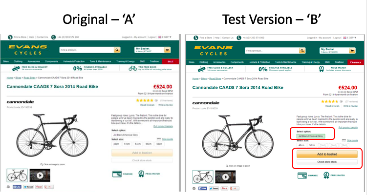 evans cycles cycle scheme