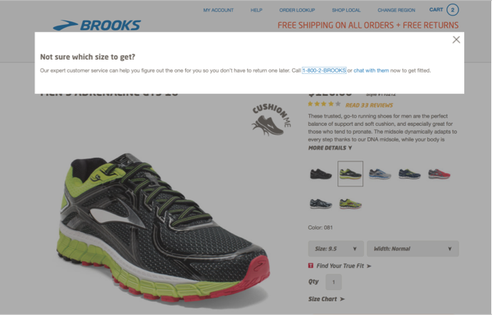 brooks shoes website