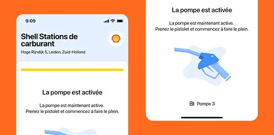 Paiement facile via l'application