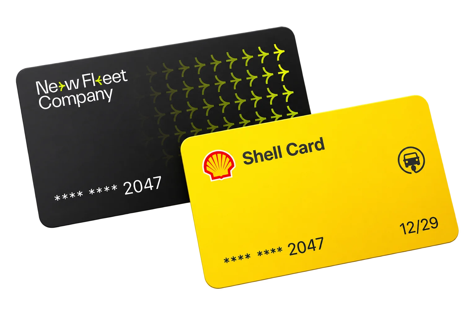 tank- en oplaadkaart voor NFC & Shell
