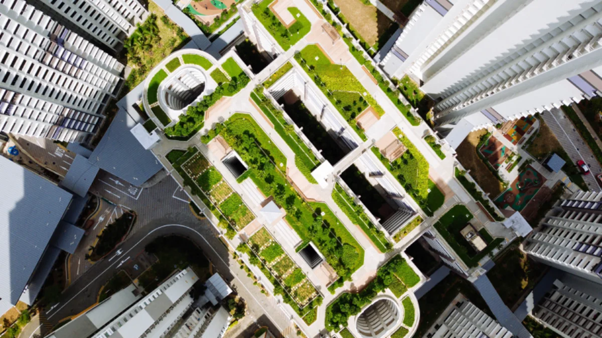 Green spaces in cities