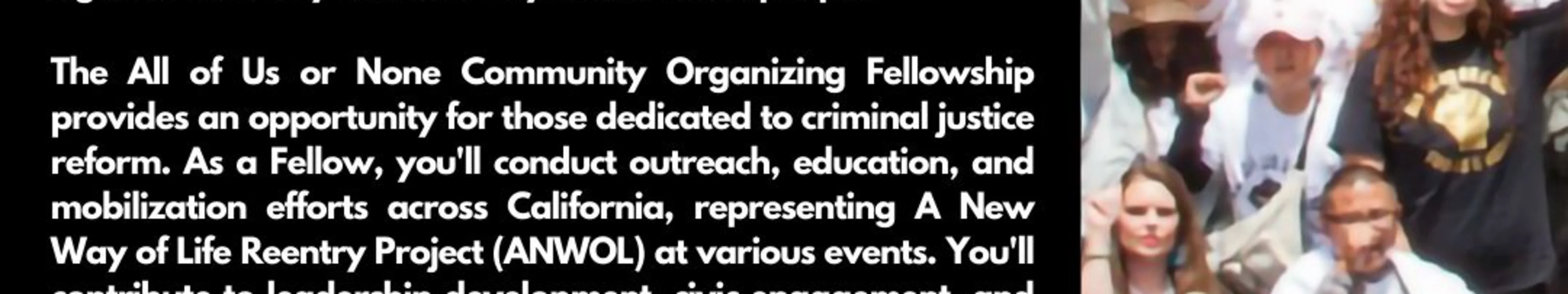 Picture for 2025–2026 All of Us or None Community Organizing Fellowship