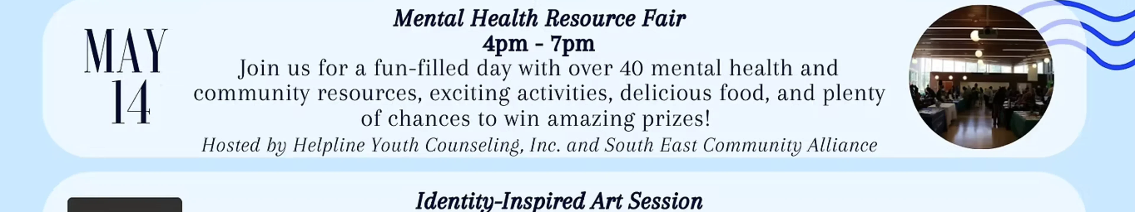 Picture for HYC Hosts Mental Health & Wellness Week *Free* May 12th-16th