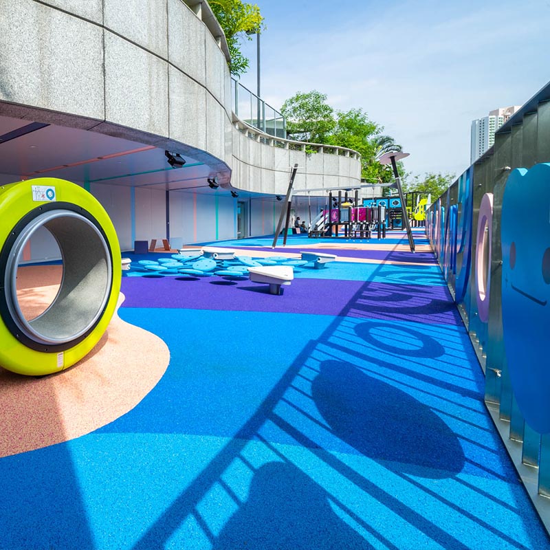 Shopping mall playgrounds keep visitors entertained for hours