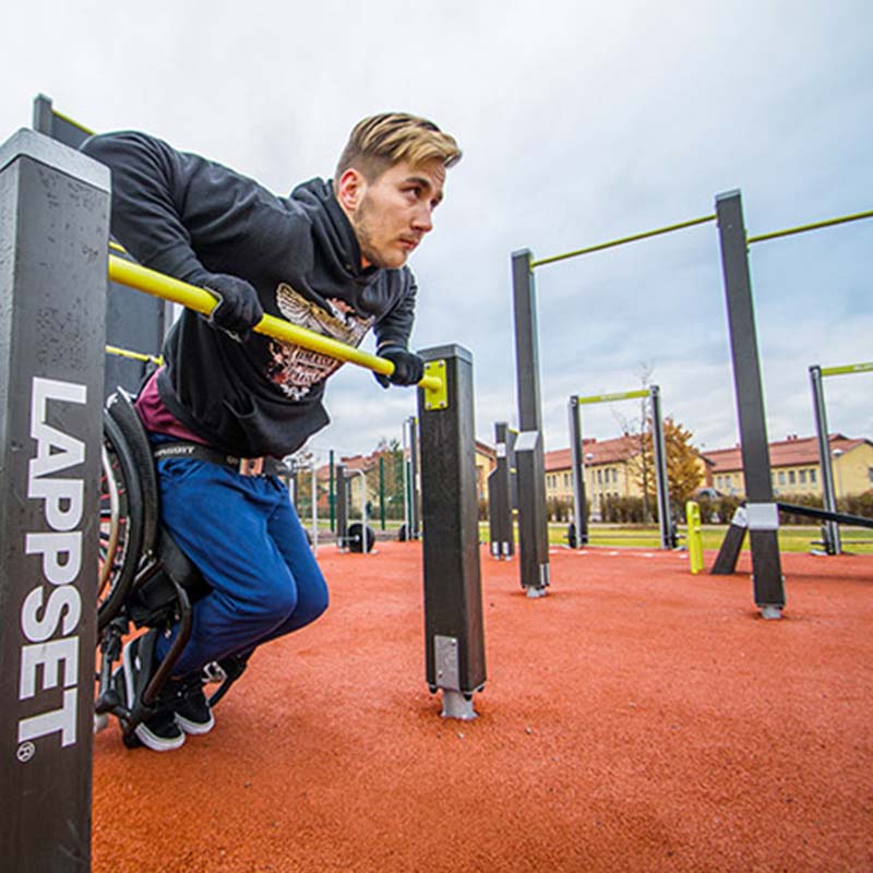 Las zonas deportivas inclusivas son aptas para todos los usuarios