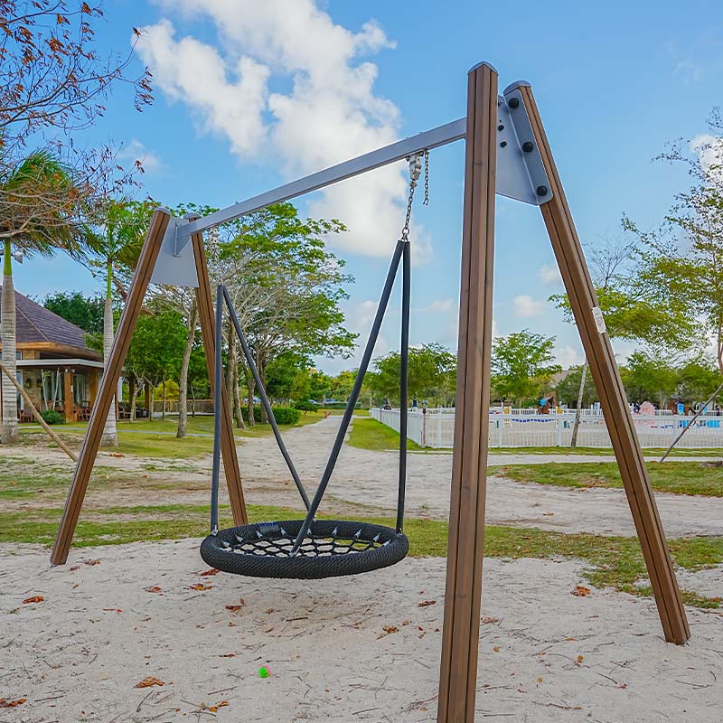 Nature inspired playground swing in Cap Cana