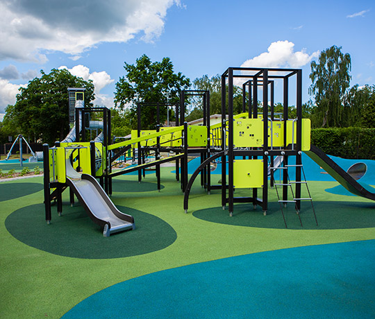 Finno playground in Dobele Mill, Latvia