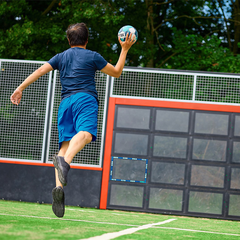 Practice your handball skills on the Lappset Sutu Interactive ball wall