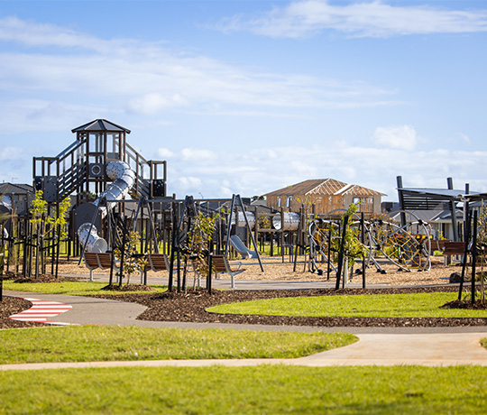 Olivia's Estate in Truganina, Australia, was installed by Lark Industries