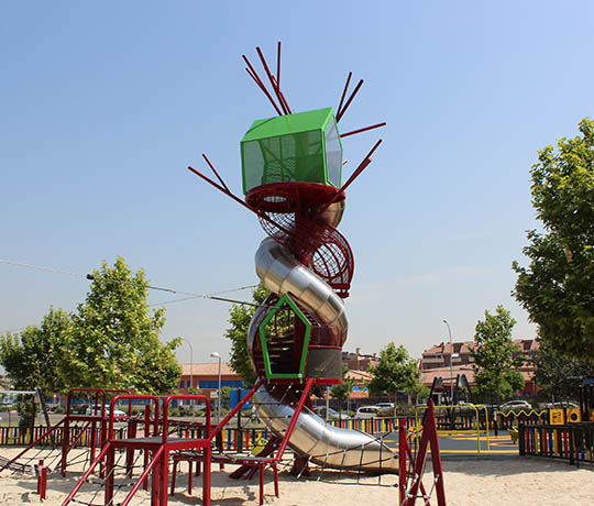 The Treehouse is the focal point of this playground