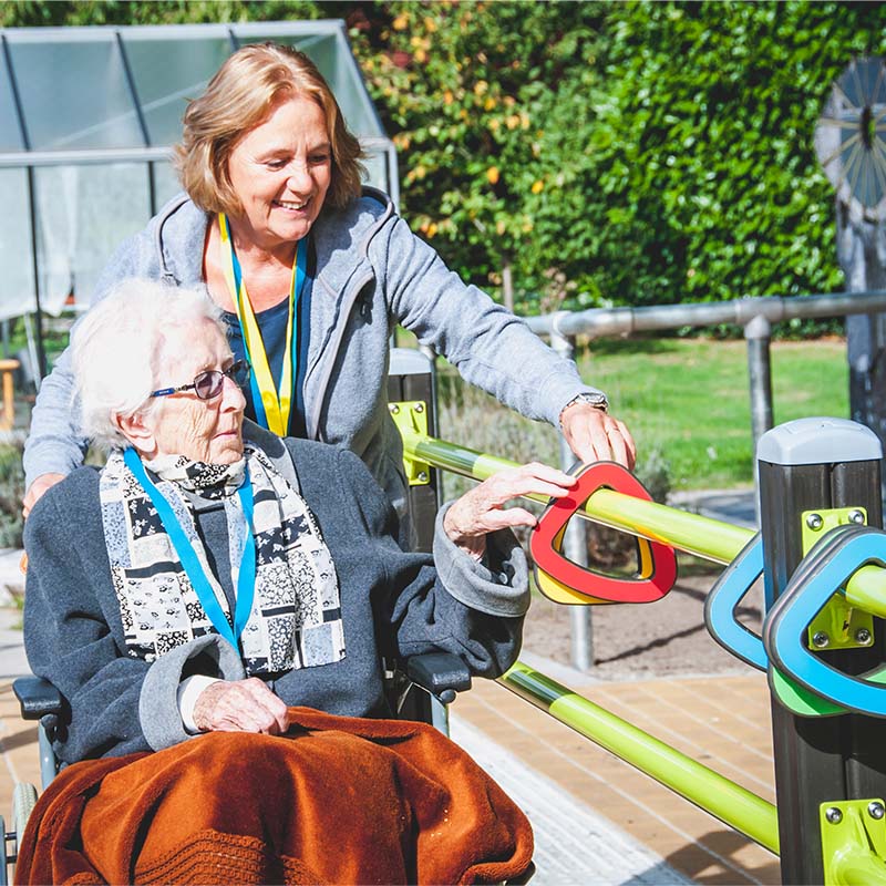 Senior Sport-behandlingssportsområde for eldre i Vught i Nederland