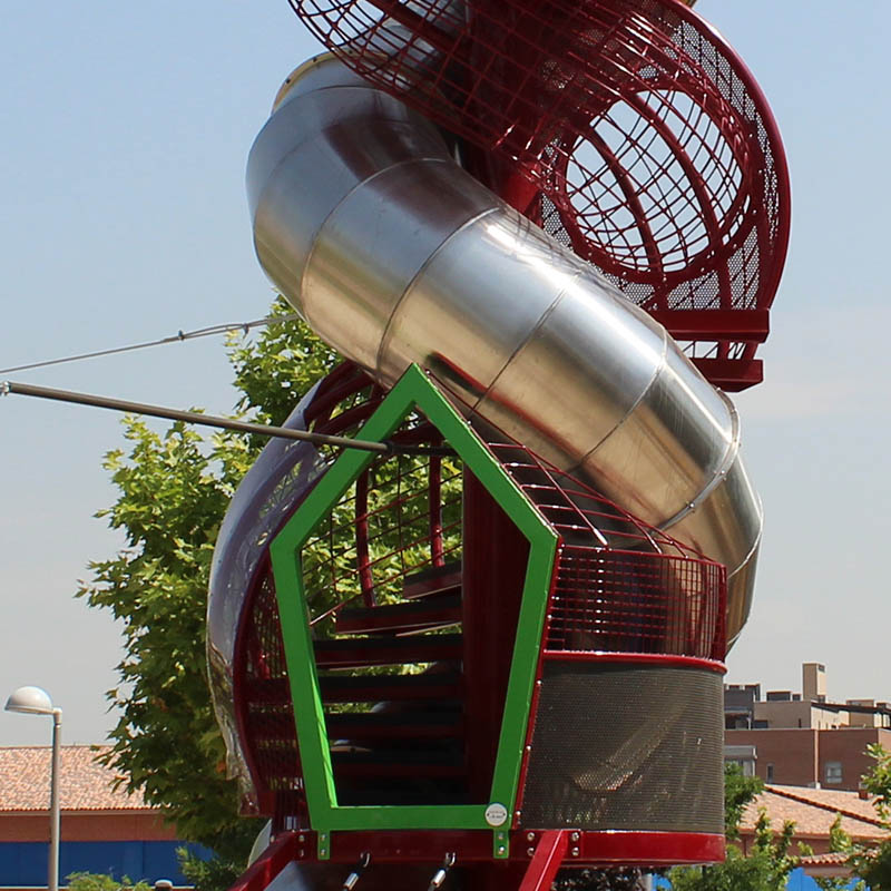 A Treehouse inspired playground in Madrid Spain