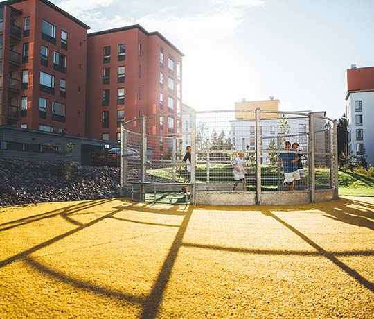 Jardín de la Asociación de Viviendas Leinelänkaari