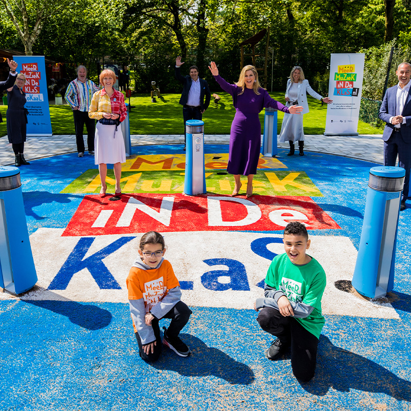 Opening of Meer Muziek in de Klas Playground – Photo by Set Vexy