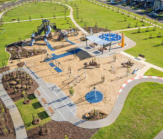 Olivia's Estate in Truganina, Australia, was installed by Lark Industries