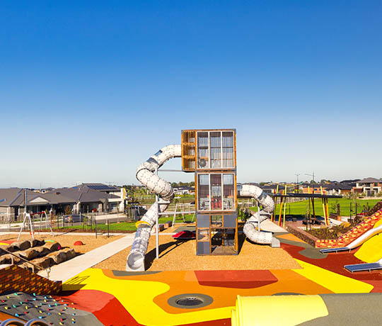 Cubic playground in Melbourne Australia