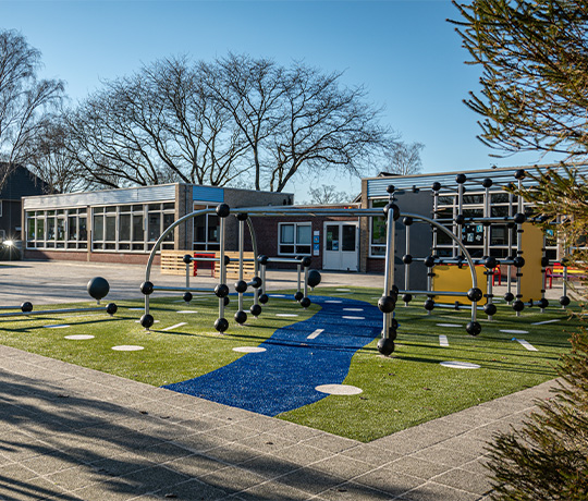 Cloxx at the Rainbow primary school, installed by Yalp Netherlands, NL